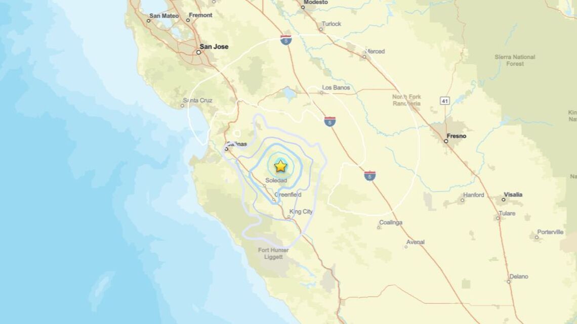 Update: Seismic activity on Aug. 2 - 3.4 magnitude earthquake near Pinnacles, CA reported 