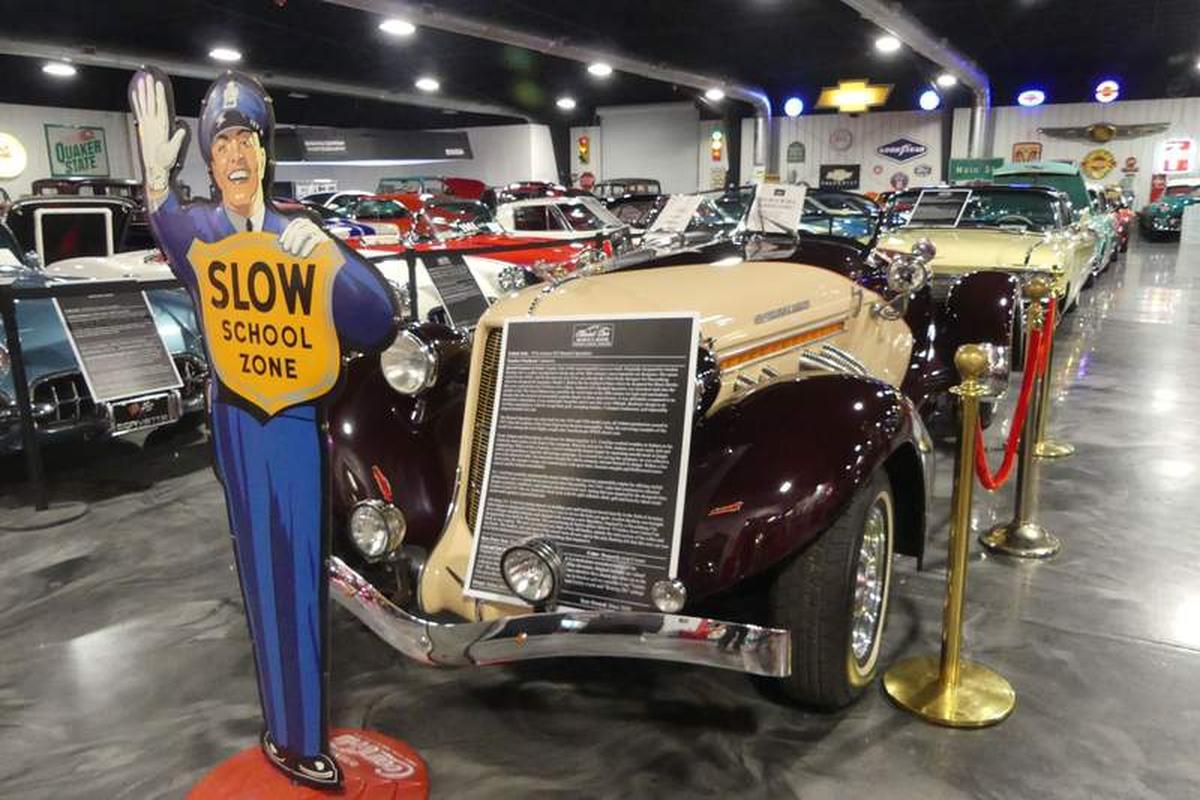  Some of the classic cars at the Ancient City Classic Car Museum. Photo credit: Kathleen Walls 