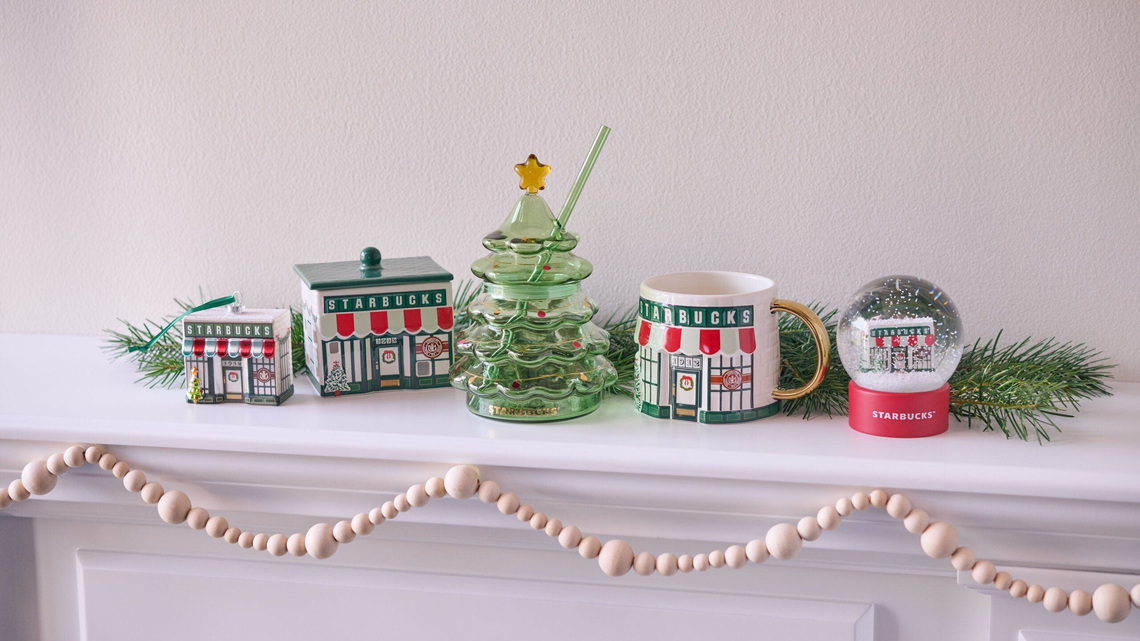 Starbucks' Christmas tree cup to debut alongside Bearista this November 