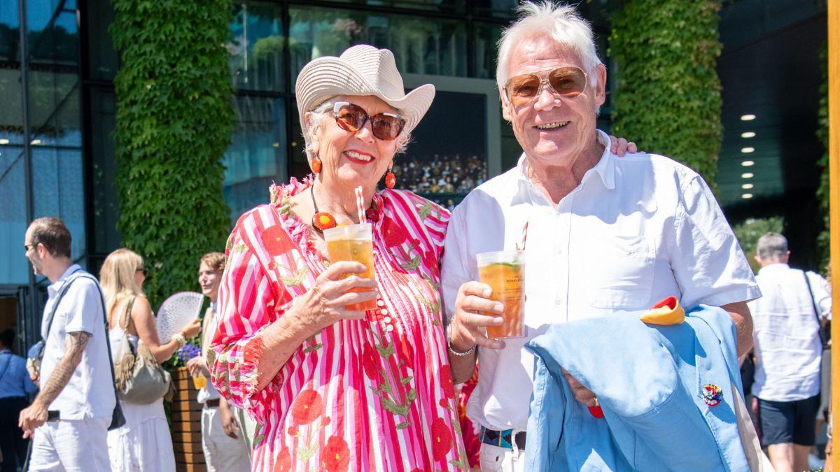 Prue Leith and John Playfair in 2025Getty