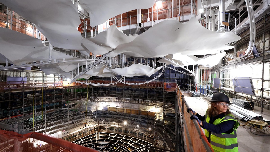 New Gehry concert hall takes shape in downtown Los Angeles