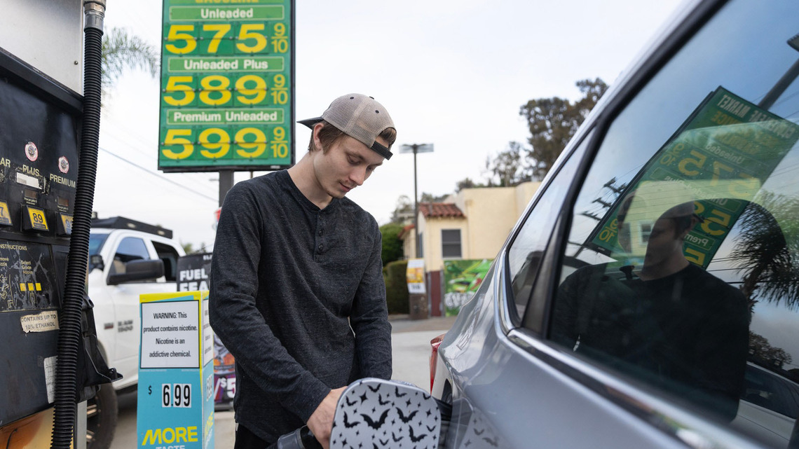 Gas prices in California vary from one station to another - and the differences are stark 