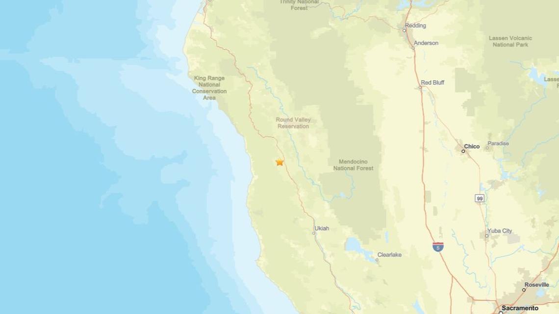 Update: Earthquake measuring 2.9 rattles area near Laytonville, CA on March 31 