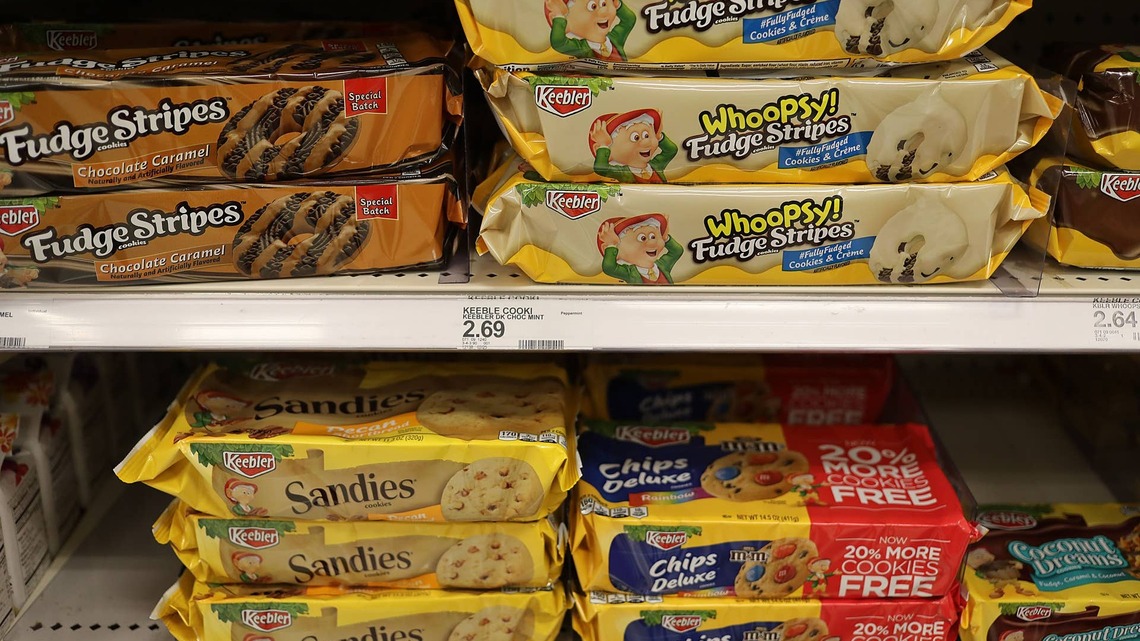 In 1853, Godfrey Keebler opened a Philadelphia bakery; in 2019 Kellogg sold the company, by then called Keebler, to Ferrero for $1.3 billion 