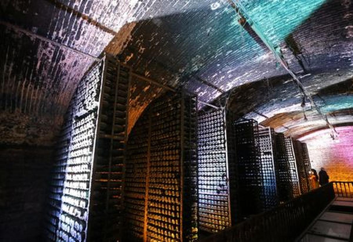 A wine cellar housing a collection of rarities from the 19th and 20th centuries, once owned by Soviet leader Joseph Stalin, in Tbilisi, Georgia May 28, 2026. REUTERS/Irakli Gedenidze