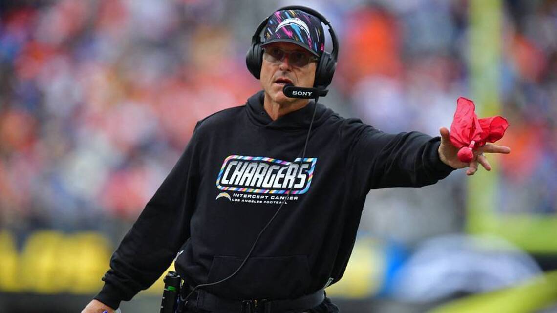 Jim Harbaugh's Damning Quote After Chargers Fall to 0-5 Signals Total Crisis in LA