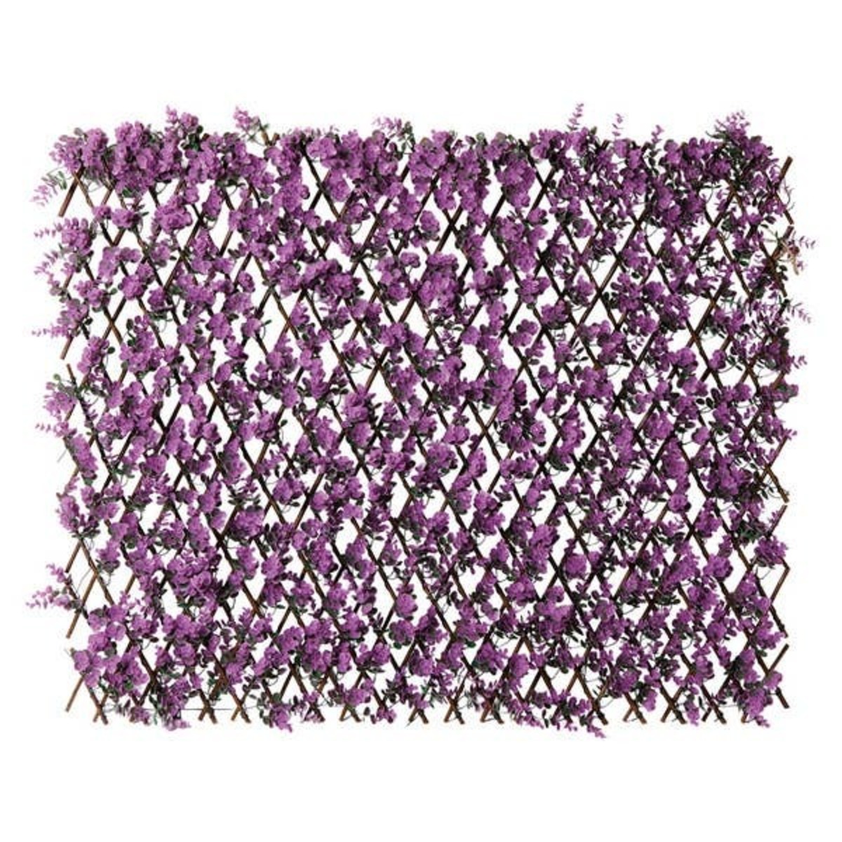  Belavi Expanding Faux Leaf Trellis, Violet.