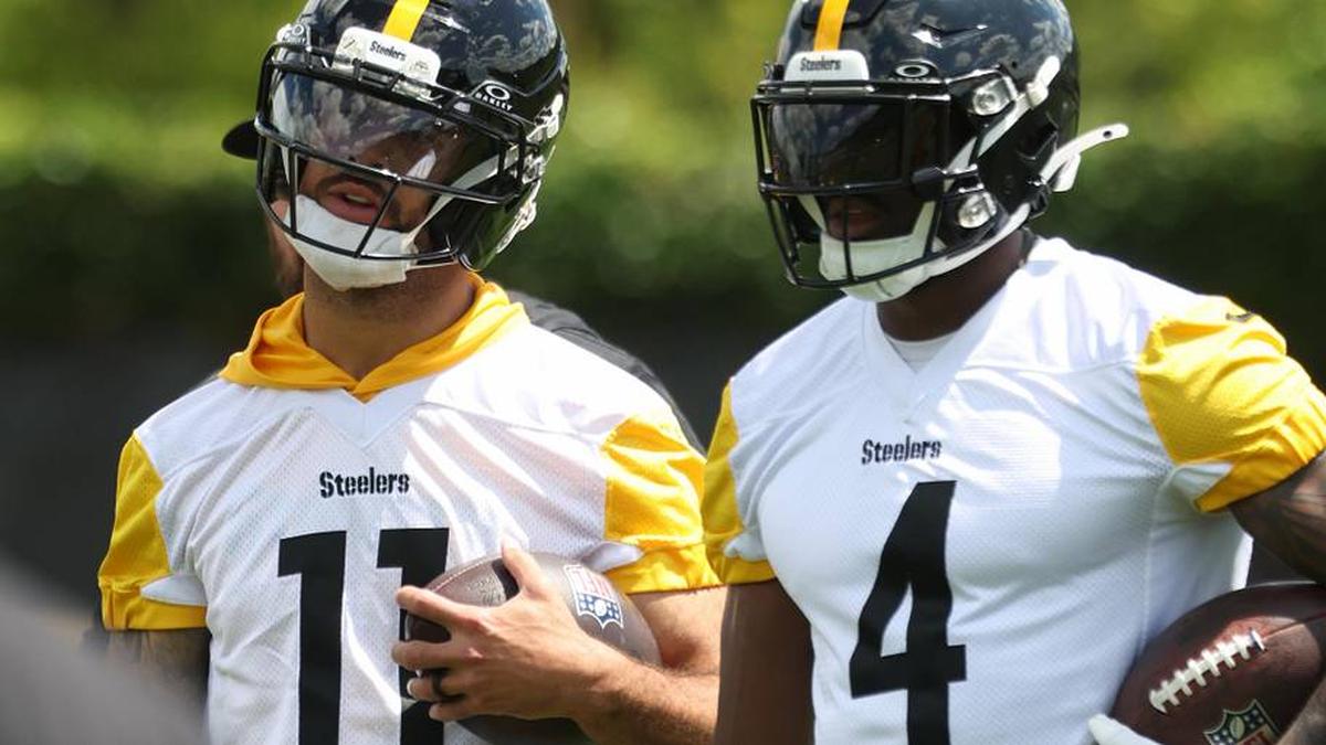  The Steelers traded for Michael Pittman Jr. this offseason, pairing him with DK Metcalf. | Charles LeClaire-Imagn Images 