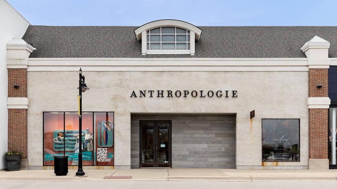 An Anthropologie storefront. 