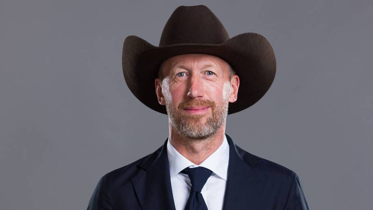  Graham Potter is here for the biggest rodeo on the planet. | Pat Elmont/FIFA/Getty Images 