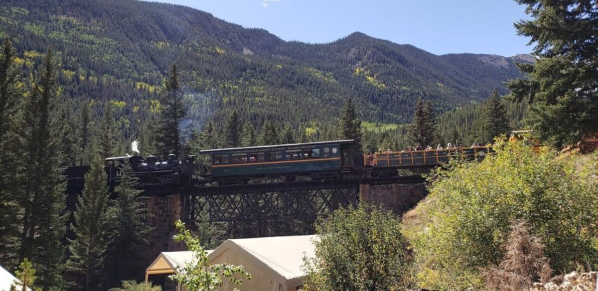  Railroad heritage is a big part of Colorado history, and the Georgetown Loop Railroad was actually one of Colorado's first visitor attractions in 1884. Photo credit: Diana Rowe 