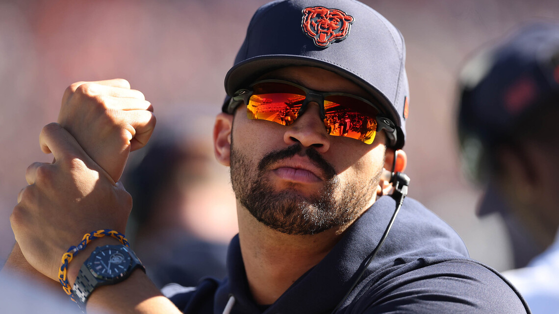 Bears QB Caleb Williams returns to practice for the 1st time since his hamstring injury 
