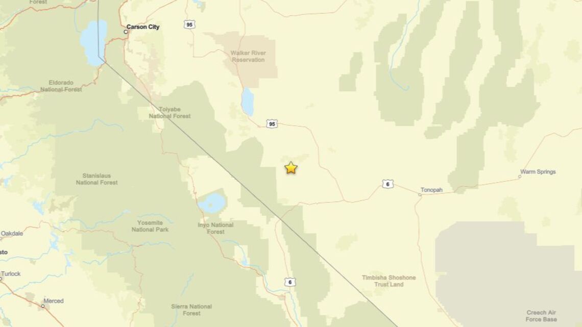 Update: 2.5 magnitude earthquake rattles near Mina, NV on Oct. 11 