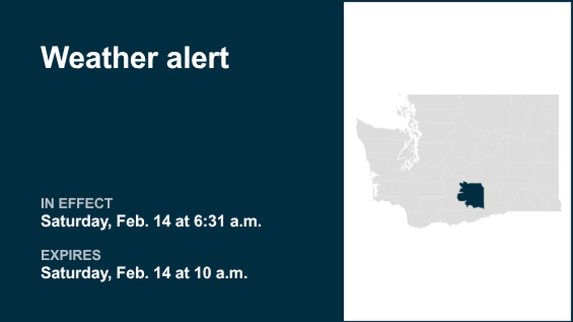UPDATE: Weather alert affecting Kittitas Valley and Yakima Valley until Saturday afternoon 