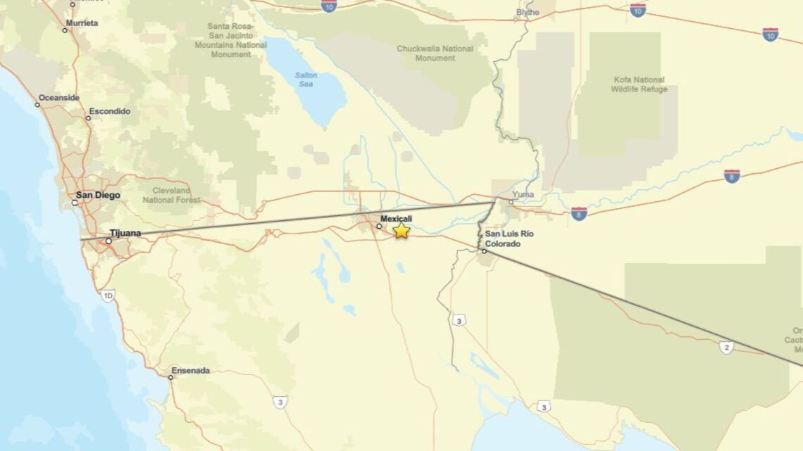 Update: 2.1 magnitude earthquake shakes close to Puebla, B.C., MX on Oct. 2 