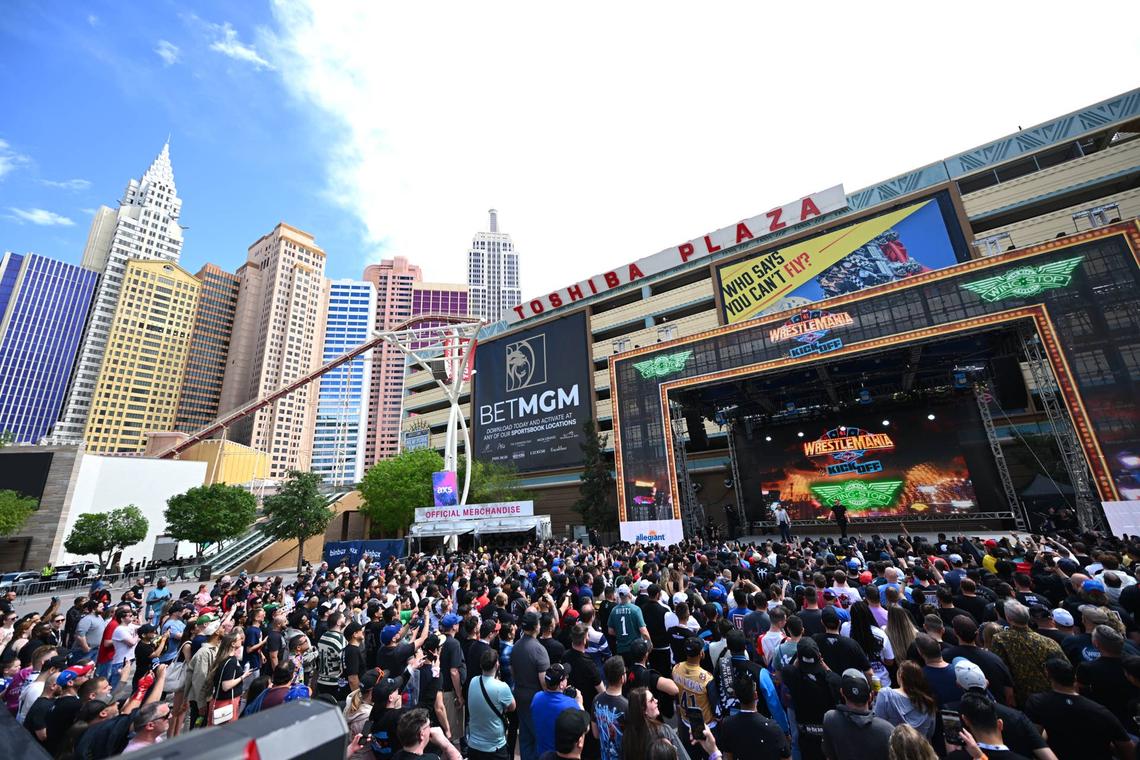  WWE returns to Las Vegas for WrestleMania for the second consecutive year. Getty Images