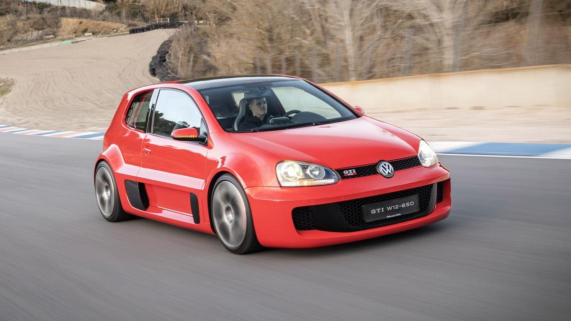 Volkswagen Gives W12-Powered Golf GTI Fresh Paint for 50th Anniversary 
