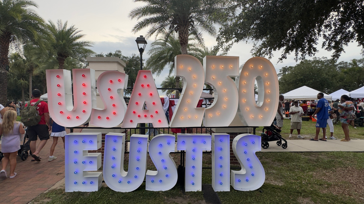 Celebrating 4th of July and the U.S.A.'s 250th birthday in Lake County, Florida.