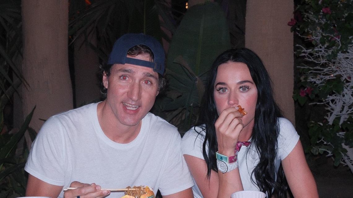Katy Perry and Justin Trudeau Cuddle Up During Coachella Date Night 