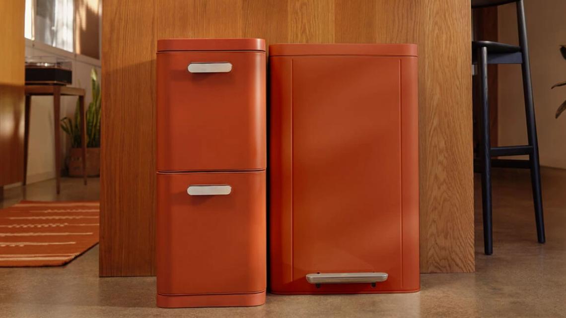 Caraway Home Just Launched a Chic New Trash and Recycling Collection-Snag It Here! 