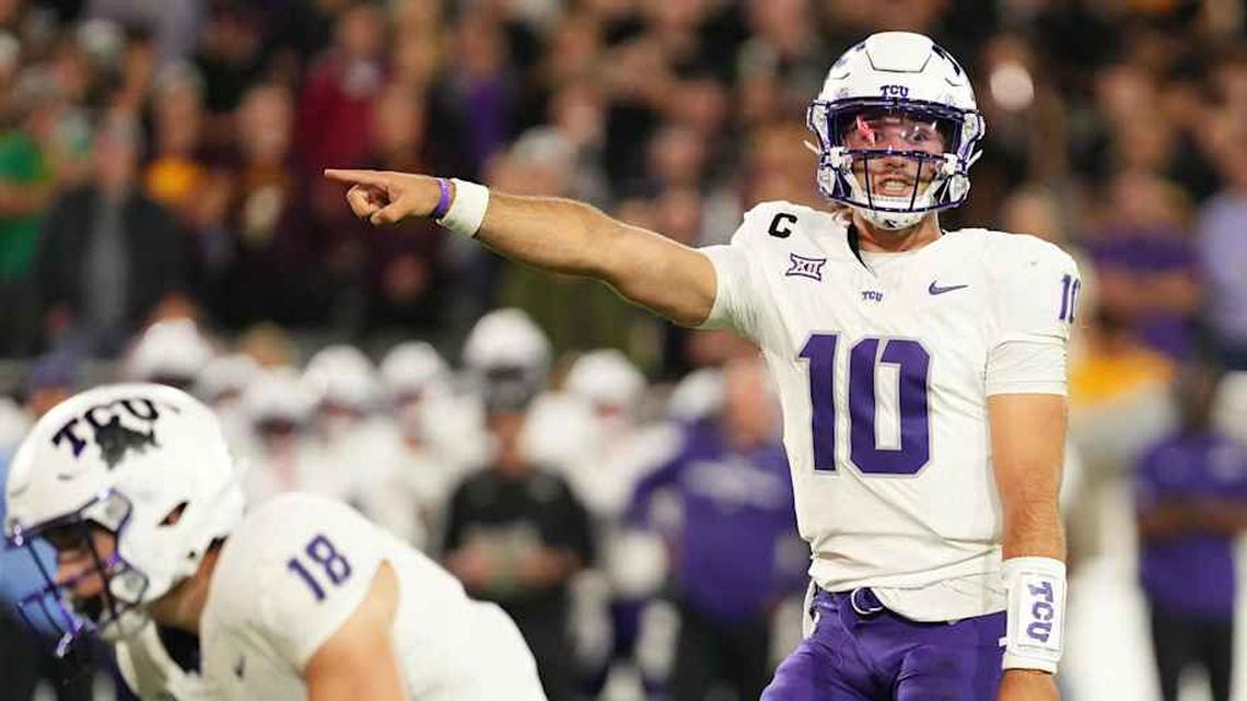  After a solid career at TCU, Josh Hoover steps in at quarterback for defending national champion Indiana. | Jacob Reiner-Imagn Images 