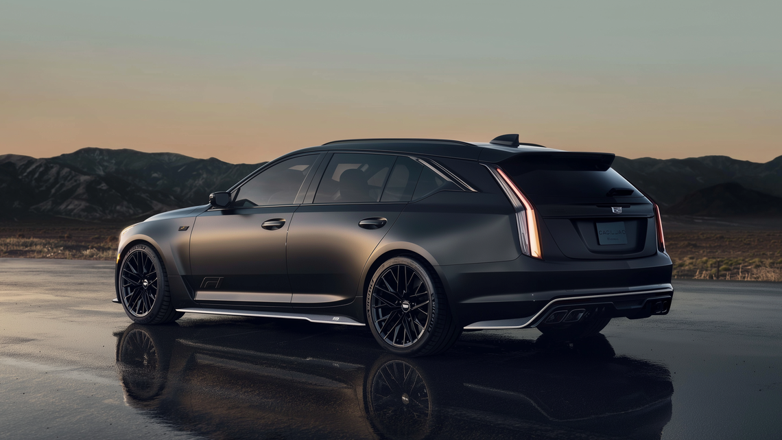 Whoa, The Cadillac CT5-V Blackwing Looks Even Better As A Station Wagon 