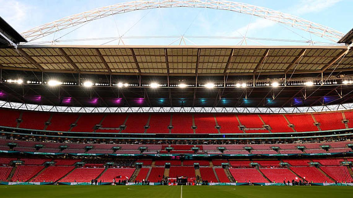  The two FA Cup finalists teams will meet under the arch. | The FA/The FA/Getty Images 