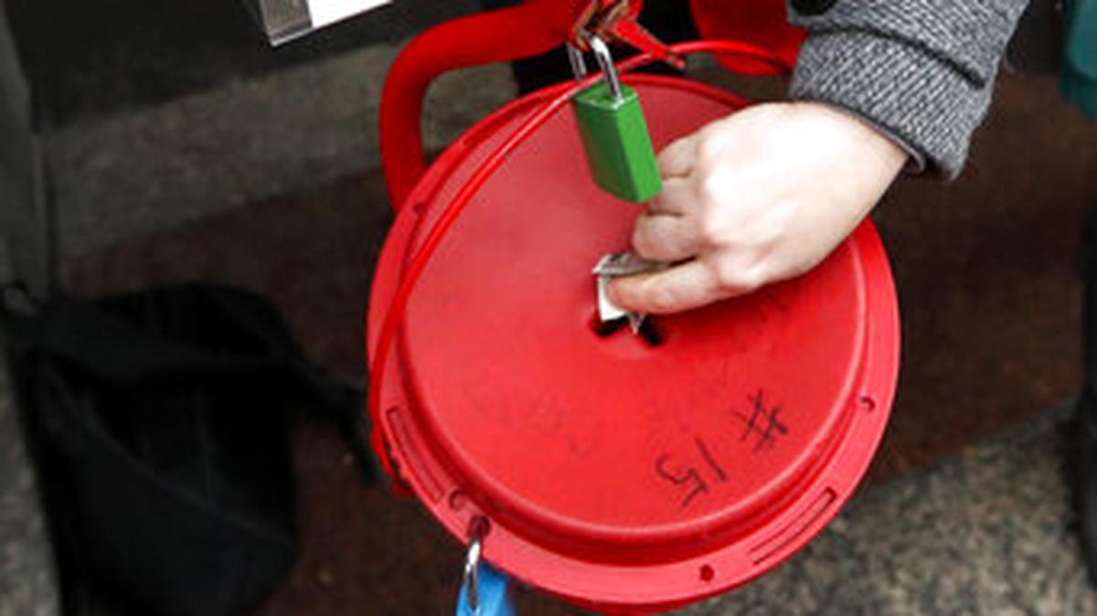 The Salvation Army’s red kettle