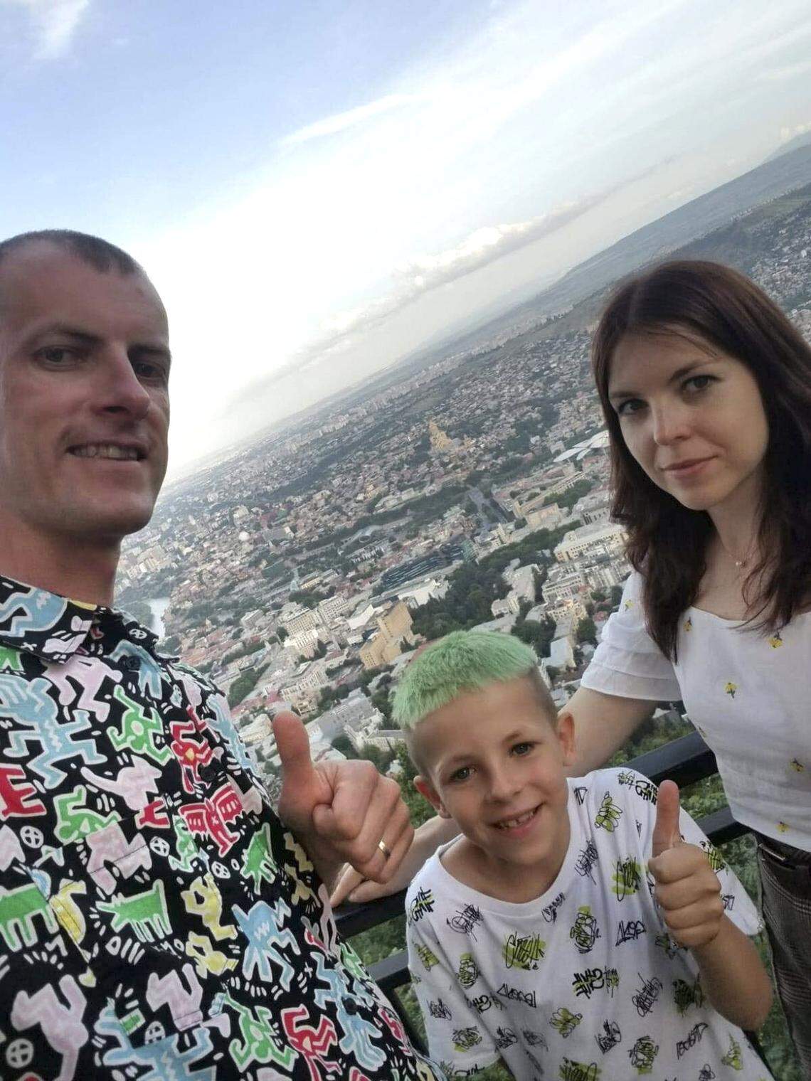 In an undated handout photo, Evgeny and Evgeniia with their son, Maksim. The last time the couple saw Maksim was on May 15, as ICE agents led them back to detention in New Jersey. Officials have begun separating children from their families in small numbers across the country, in what appears to be a more targeted version of one of the most explosive policies of President Donald Trump’s first term.
