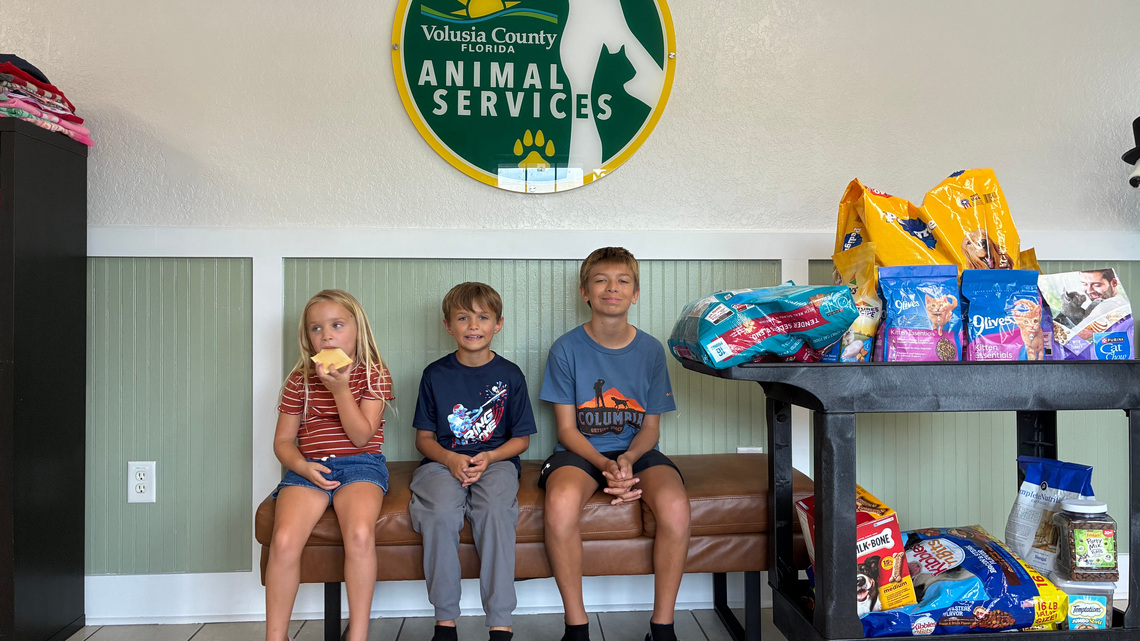 Local kids help Volusia County Animal Shelter with a special tradition