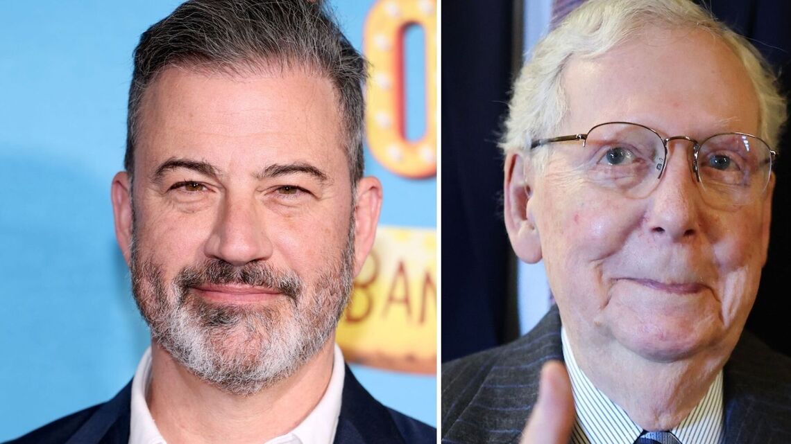Jimmy Kimmel pokes fun at Sen. Mitch McConnell's new hospital photo