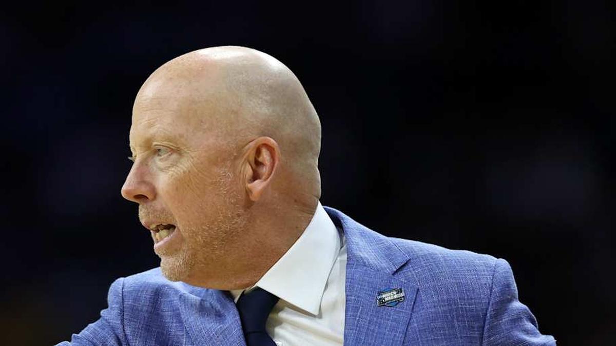  Mar 20, 2026; Philadelphia, PA, USA; UCLA Bruins head coach Mick Cronin reacts in the first half during a first round game of the men's 2026 NCAA Tournament at Xfinity Mobile Arena. Mandatory Credit: Bill Streicher-Imagn Images | Bill Streicher-Imagn Images 