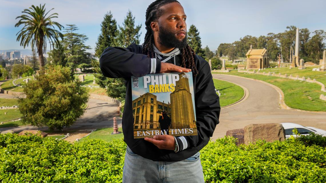 Oakland rapper Philip Bank$ released his first solo album, \"East Bay Times,\" in late 2025. (Ray Chavez/Bay Area News Group)