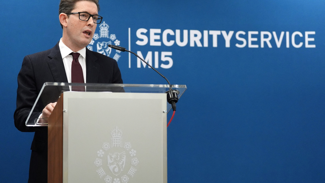 Iran and Russia are stepping up hybrid campaigns in Britain, UK spy chief says