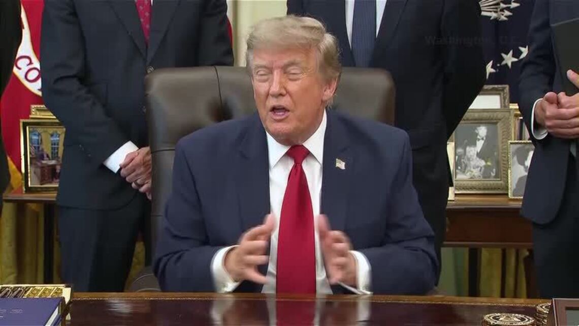 Trump says he wants US reimbursed by countries for protecting Strait of Hormuz 