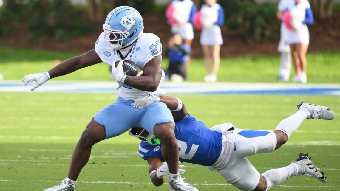 Jaylen McGill's late TD lifts North Carolina past Duke 