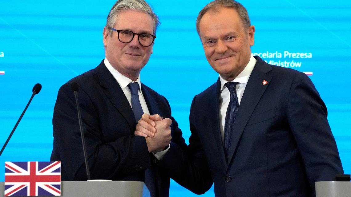 New UK-Poland treaty to focus on defence against Russia, Tusk says 