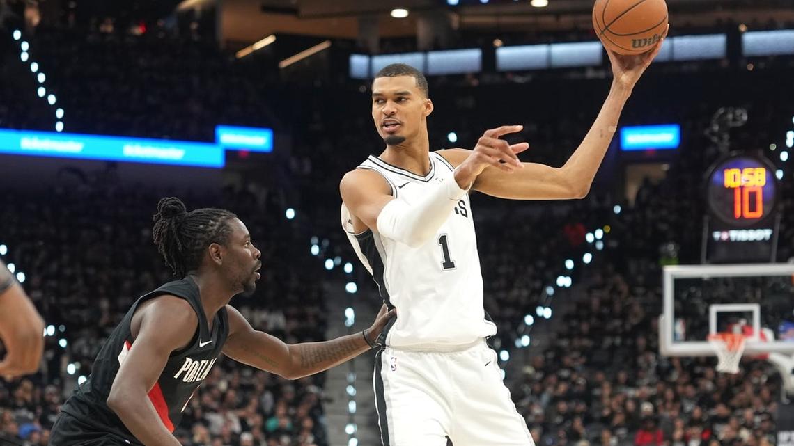 Spurs C Victor Wembanyama (concussion) out for Game 3 vs. Portland 