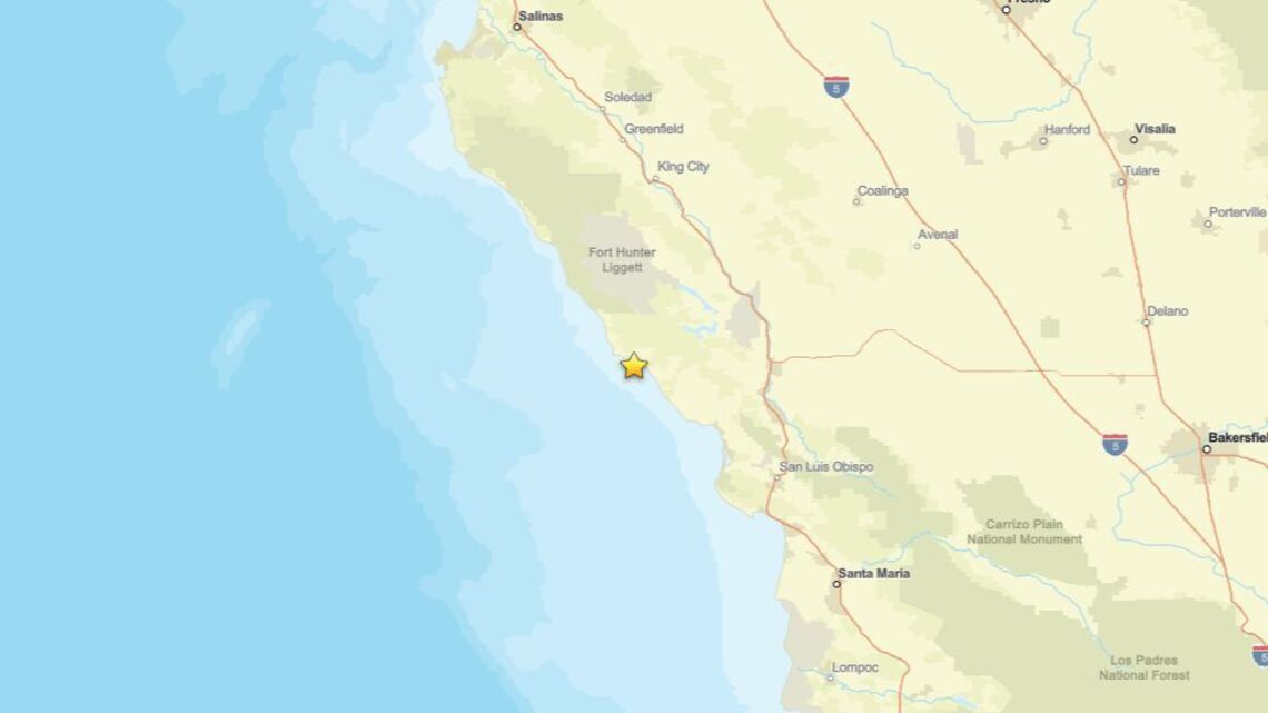 2.1 magnitude earthquake struck close to San Simeon, CA on June 15 