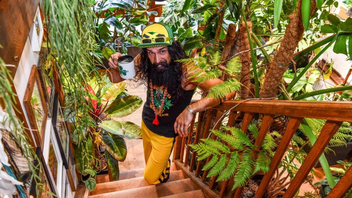 Jonny Balchandani has a passion for plants and nature. (Emma Trimble via SWNS). 