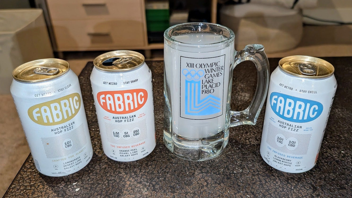 Fabric hop fizz is a proper half-step between THC and beer 