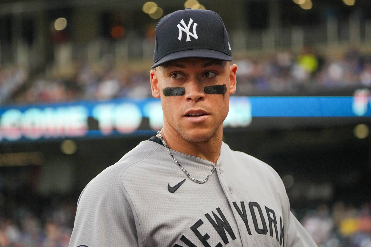 New York Yankees right fielder Aaron Judge (99) © Denny Medley-Imagn Images