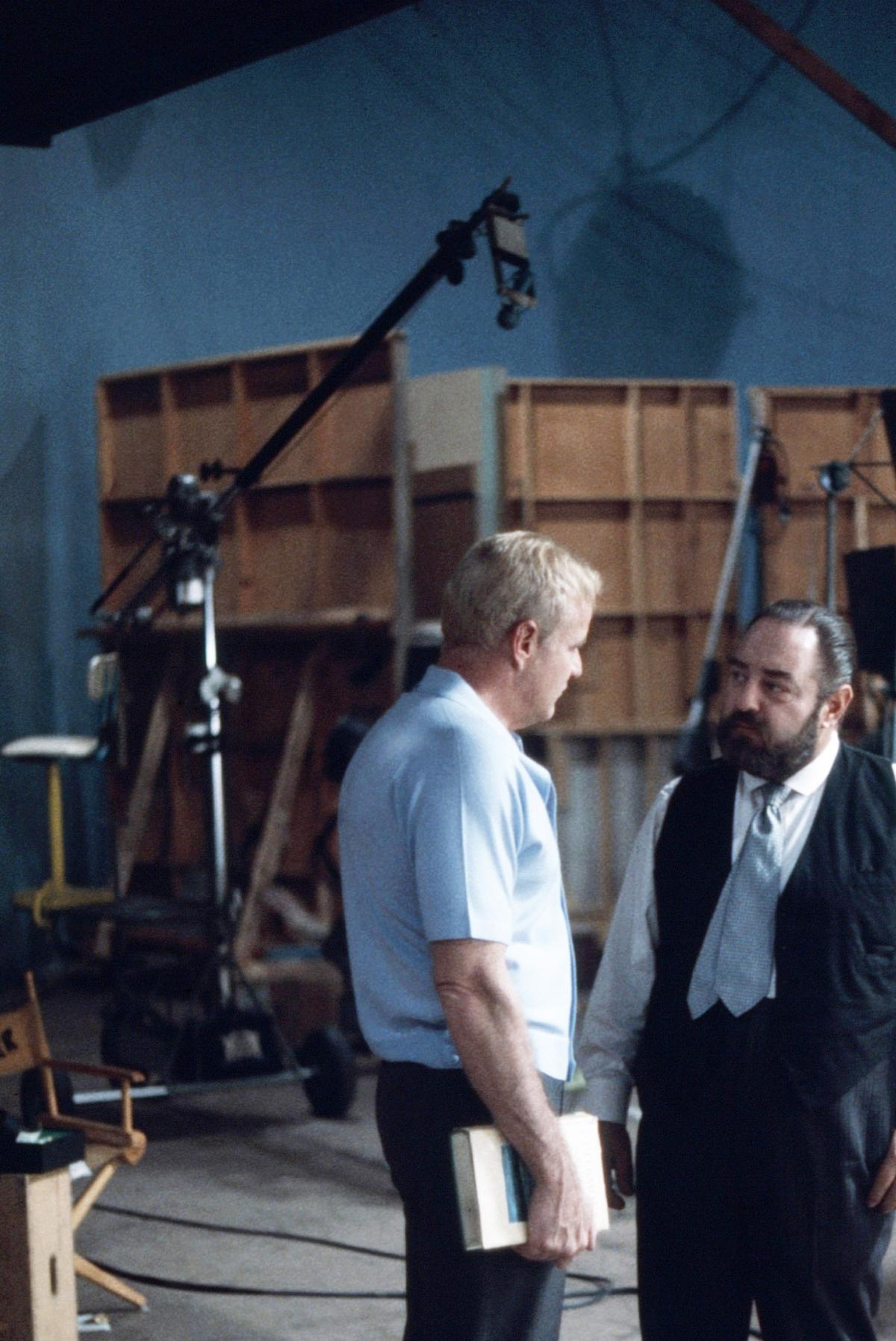 Brian Keith and Sebastian Cabot on set (1967)Gene Trindl / TV Guide / courtesy Everett Collection
