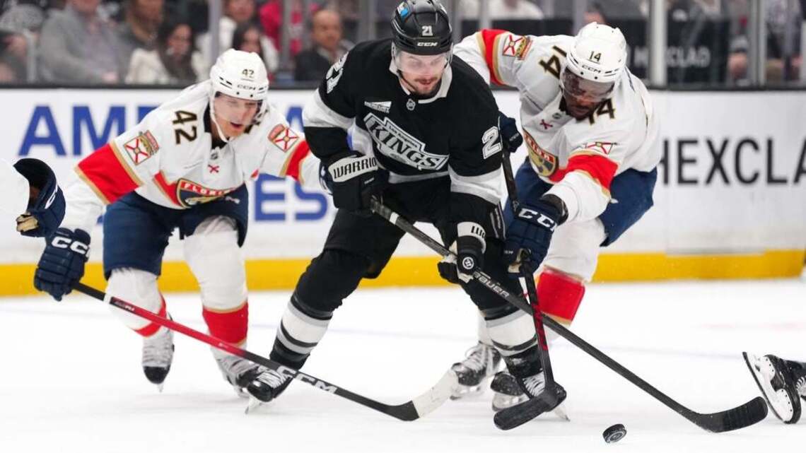 Matthew Tkachuk leads Panthers to first regulation lead, win at Kings 