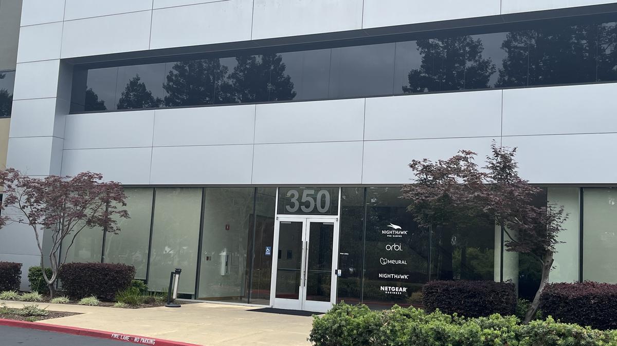Office and research building at 350 East Plumeria Drive in north San Jose, seen on May 29, 2026.

(George Avalos/Bay Area News Group)