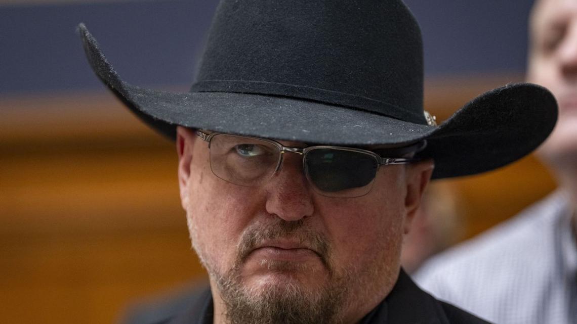 Stewart Rhodes, founder of the far-right extremist group the Oath Keepers, is among those Jan. 6, 2021-related convictions the Justice Department is seeking to dismiss. File Photo by Bonnie Cash/UPI