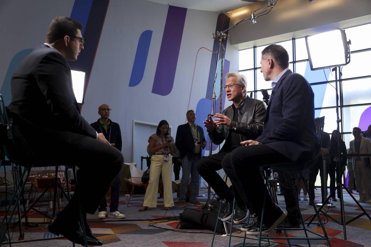  Jensen Huang said using AI as an excuse for Layoffs is Lazy from CEOs Maule/Getty Images