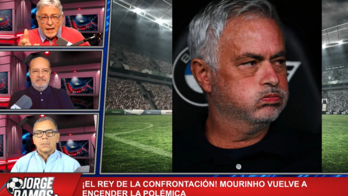 JRYSB: Mourinho no juega, pero sigue buscando pleito 