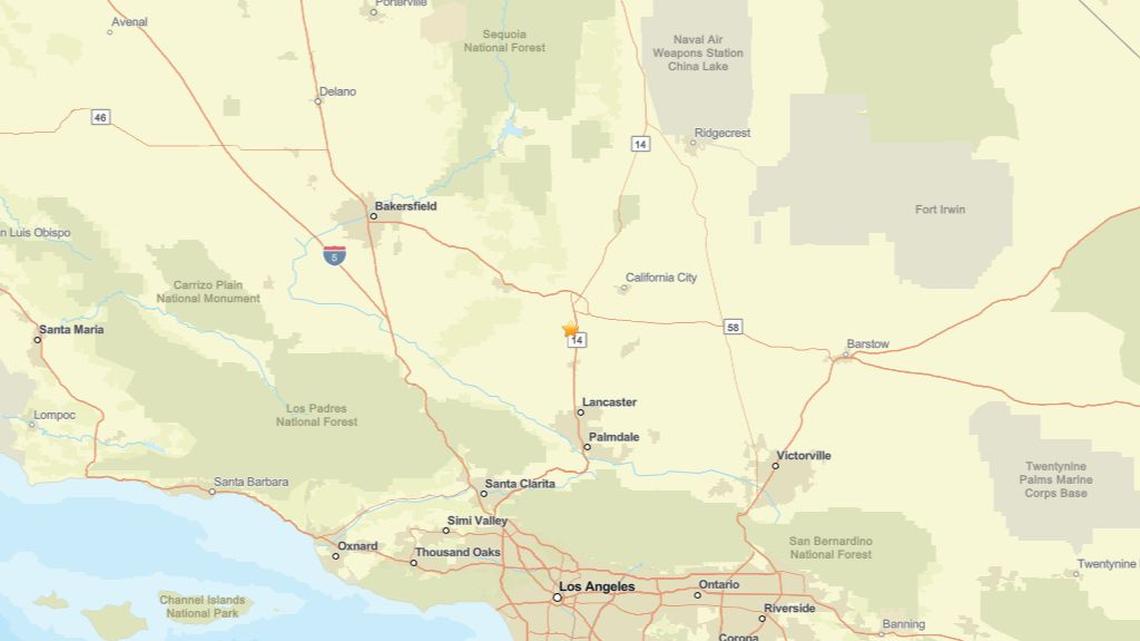 March 17: Earthquake of 2.4 magnitude detected close to Mojave, CA 