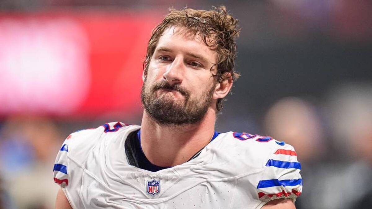  Oct 13, 2025; Atlanta, Georgia, USA; Buffalo Bills defensive end Joey Bosa (97) on the field against the Atlanta Falcons at Mercedes-Benz Stadium. Mandatory Credit: Dale Zanine-Imagn Images | Dale Zanine-Imagn Images 